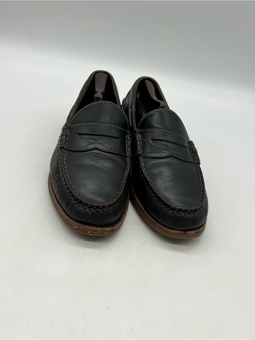 Allen Edmonds AE McKinley Men’s Sz 10D Brown Leather Penny Loafer Moc Toe Shoes